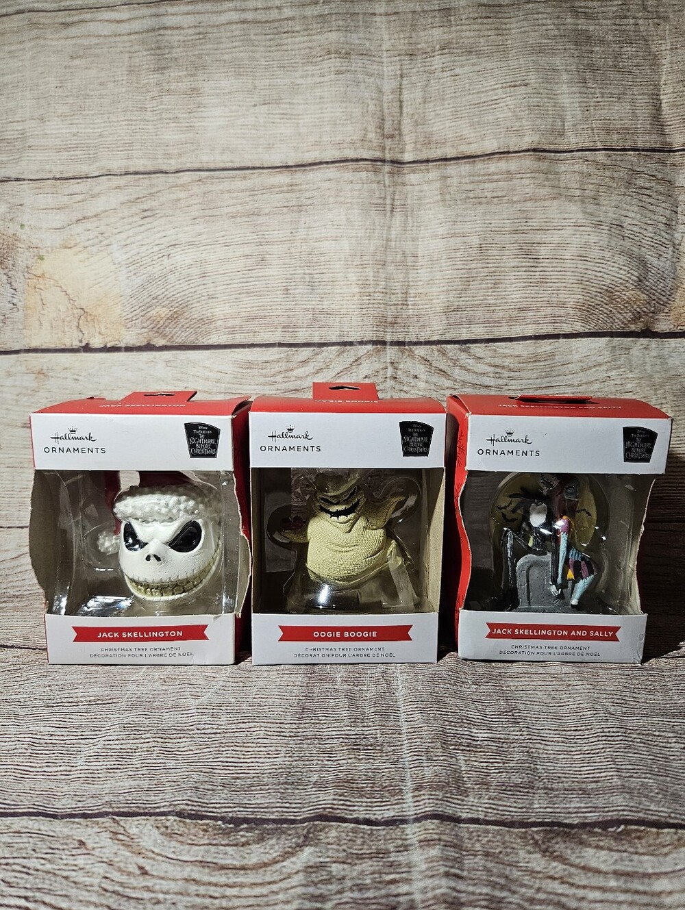 Nightmare before christmas ornaments